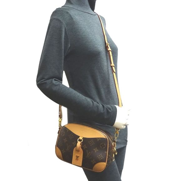 Louis Vuitton Deauville Mini Handbag Monogram Brown - Picture 6 of 7